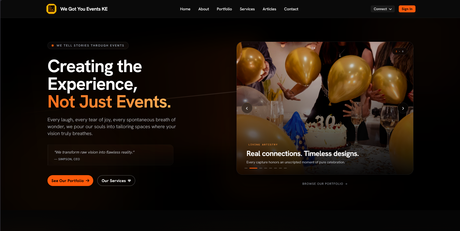 We Got You Events KE